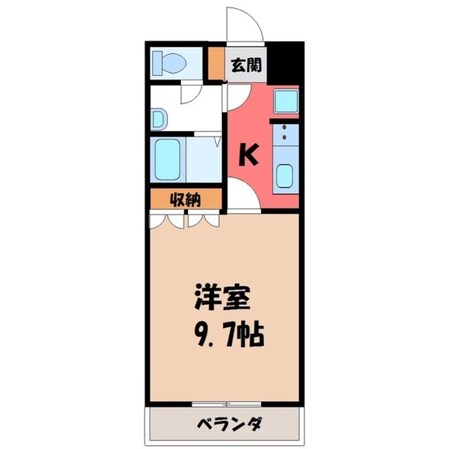 北真岡駅 徒歩17分 2階の物件間取画像